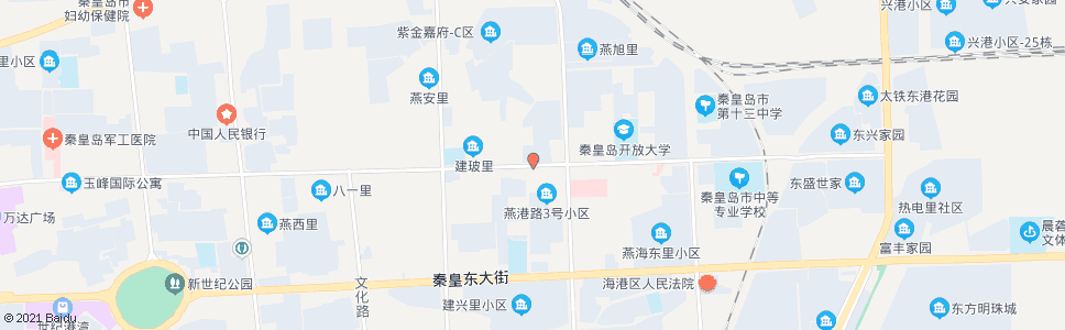 秦皇岛燕山小区_公交站地图_秦皇岛公交_妙搜公交查询2025