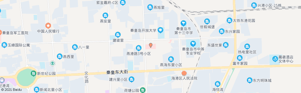 秦皇岛第三医院(秦海酒店)_公交站地图_秦皇岛公交_妙搜公交查询2025