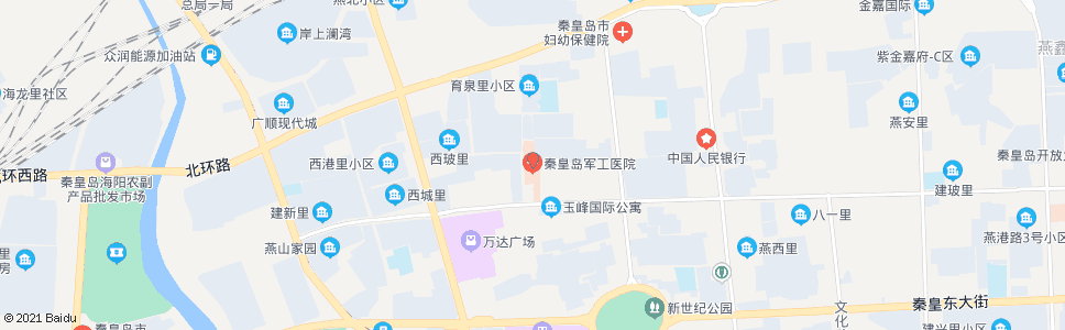 秦皇岛市军工医院_公交站地图_秦皇岛公交_妙搜公交查询2025