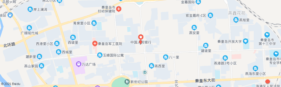 秦皇岛市报社_公交站地图_秦皇岛公交_妙搜公交查询2024