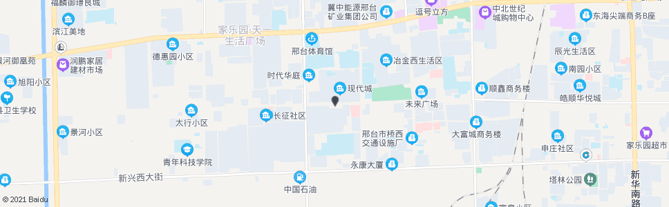 邢台现代城_公交站地图_邢台公交_妙搜公交查询2024