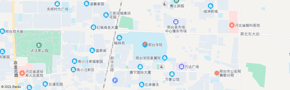 邢台邢台学院_公交站地图_邢台公交_妙搜公交查询2024