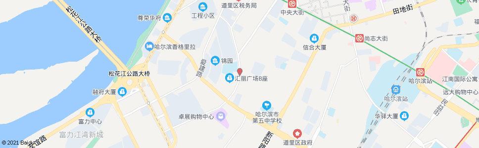 哈尔滨爱建新城公交首末站_公交站地图_哈尔滨公交_妙搜公交查询2024