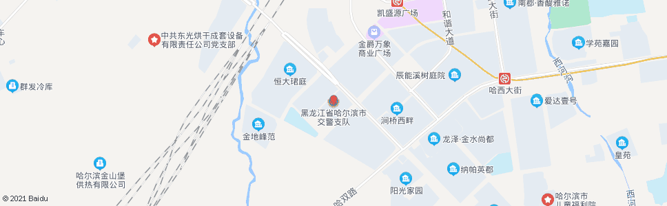 哈尔滨交警大队_公交站地图_哈尔滨公交_妙搜公交查询2024