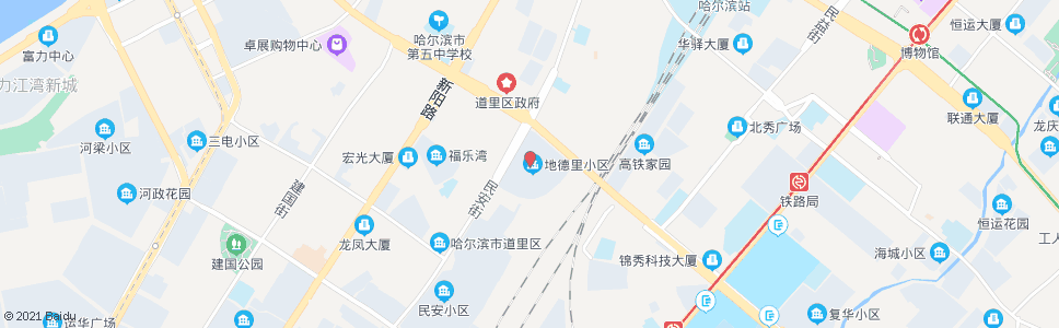 哈尔滨抚顺小学_公交站地图_哈尔滨公交_妙搜公交查询2024