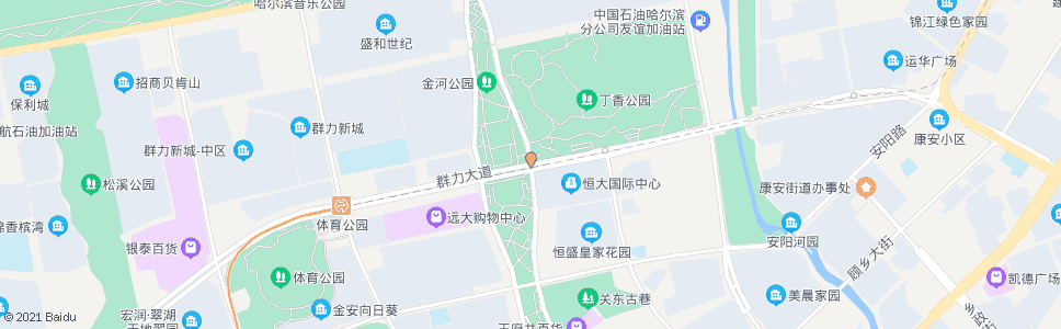 哈尔滨群力大道(景江东路路口)_公交站地图_哈尔滨公交_妙搜公交查询2024