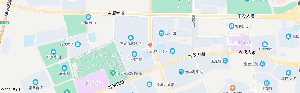 哈尔滨世博路与祥安南大街交口_公交站地图_哈尔滨公交_妙搜公交查询2024