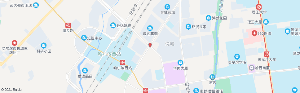 哈尔滨哈尔滨大街(和谐大道口)_公交站地图_哈尔滨公交_妙搜公交查询2024