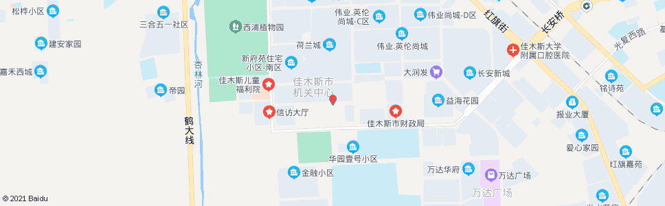 佳木斯蔬菜大厅_公交站地图_佳木斯公交_妙搜公交查询2024