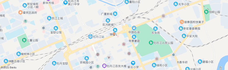 牡丹江市骨科医院_公交站地图_牡丹江公交_妙搜公交查询2024