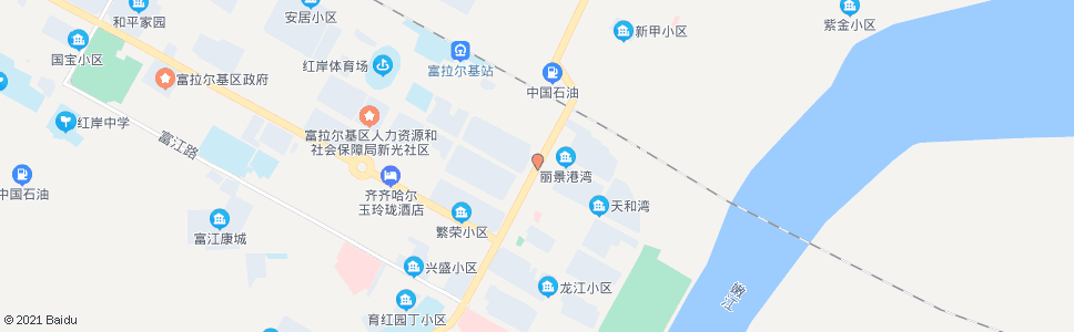 齐齐哈尔向阳桥(富拉尔基)_公交站地图_齐齐哈尔公交_妙搜公交查询2024