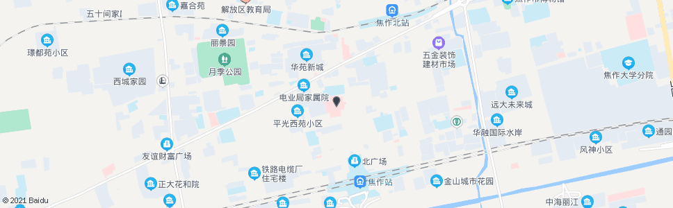 焦作第一人民医院(精益眼镜总店)_公交站地图_焦作公交_妙搜公交查询2024