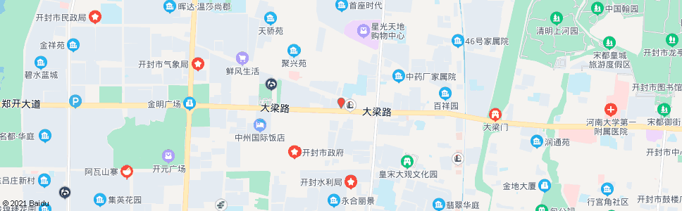 开封航天大酒店_公交站地图_开封公交_妙搜公交查询2024