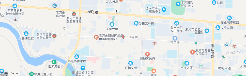 漯河许慎市场北口_公交站地图_漯河公交_妙搜公交查询2024