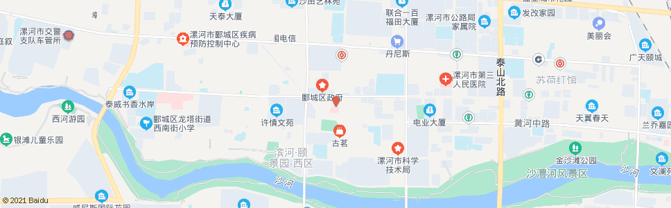 漯河郾城公辽医院_公交站地图_漯河公交_妙搜公交查询2024