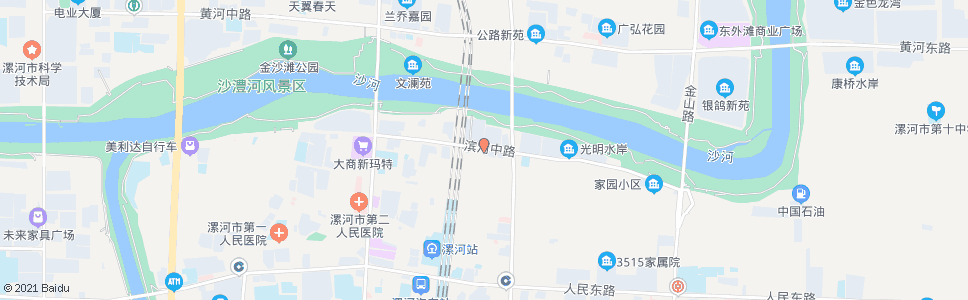 漯河滨河路地道口_公交站地图_漯河公交_妙搜公交查询2024