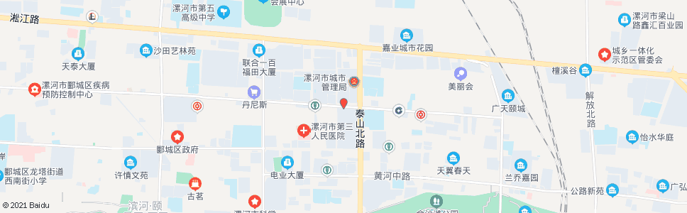 漯河建行家属院_公交站地图_漯河公交_妙搜公交查询2024