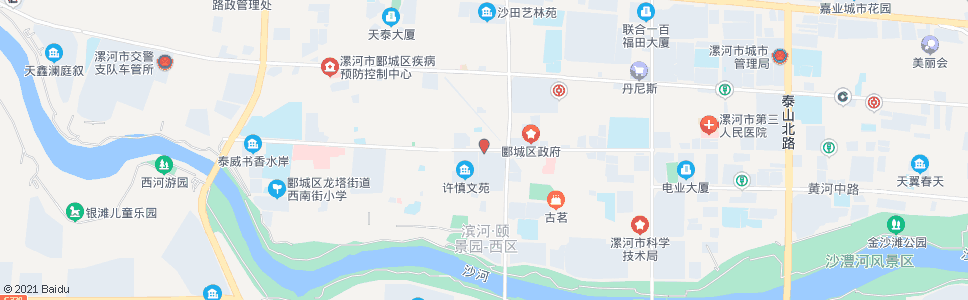 漯河许慎市场_公交站地图_漯河公交_妙搜公交查询2024