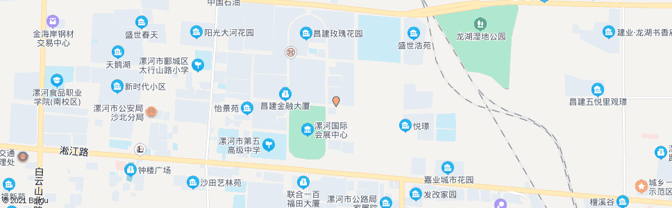 漯河检查院_公交站地图_漯河公交_妙搜公交查询2024