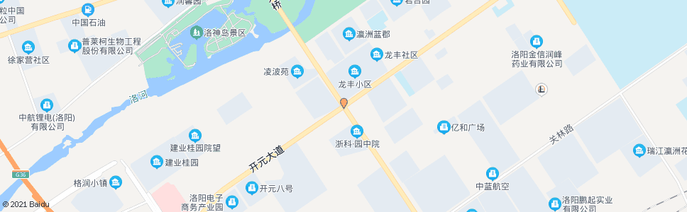 洛阳开元大道孙辛路口_公交站地图_洛阳公交_妙搜公交查询2025