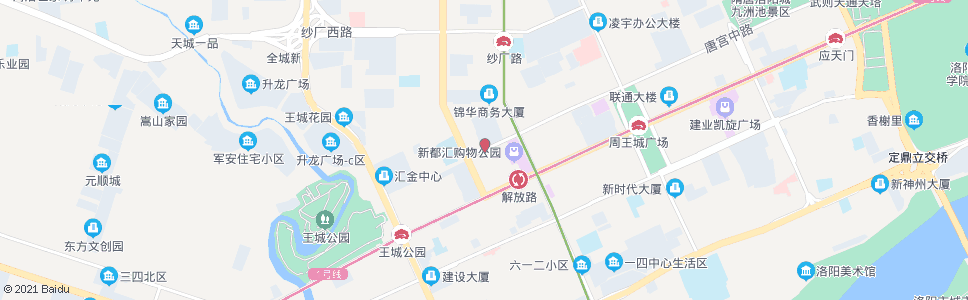 洛阳唐宫西路纱厂南路口_公交站地图_洛阳公交_妙搜公交查询2024