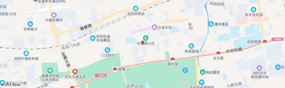 洛阳唐宫东路建安街口_公交站地图_洛阳公交_妙搜公交查询2025