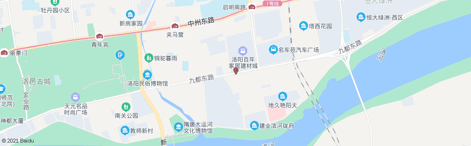 洛阳九都东路桂圆路口_公交站地图_洛阳公交_妙搜公交查询2025