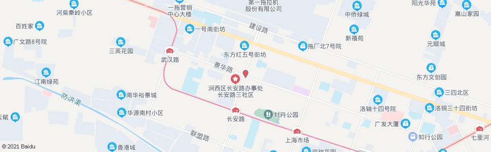 洛阳景华路长安路口_公交站地图_洛阳公交_妙搜公交查询2024