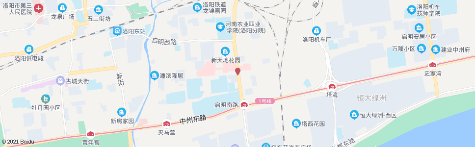 洛阳启明南路熙春西路口_公交站地图_洛阳公交_妙搜公交查询2024