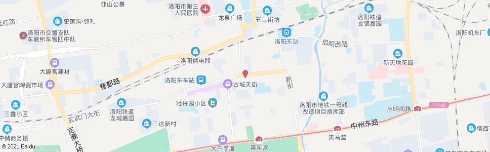 洛阳平等街环城北路口_公交站地图_洛阳公交_妙搜公交查询2024