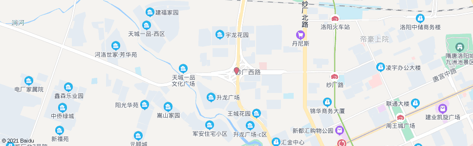 洛阳王城大道纱厂西路口_公交站地图_洛阳公交_妙搜公交查询2025