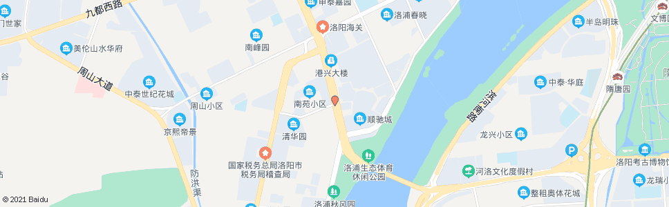 洛阳燃气总公司(南昌路南苑路口)_公交站地图_洛阳公交_妙搜公交查询2024