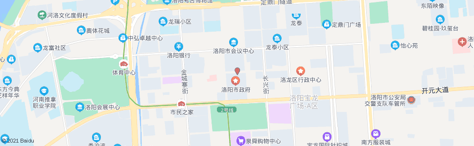 洛阳市政府北门(政和路市府东街口西)_公交站地图_洛阳公交_妙搜公交查询2025