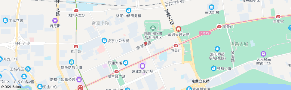 洛阳唐宫中路玻璃厂路口_公交站地图_洛阳公交_妙搜公交查询2024