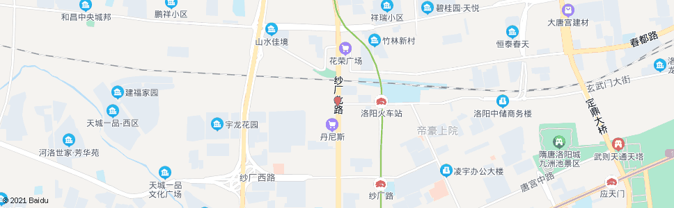 洛阳道南路纱厂北路口_公交站地图_洛阳公交_妙搜公交查询2025