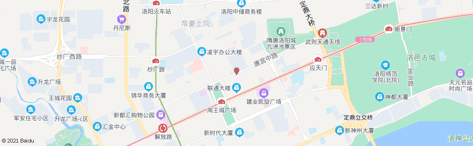 洛阳唐宫中路影院街口_公交站地图_洛阳公交_妙搜公交查询2025