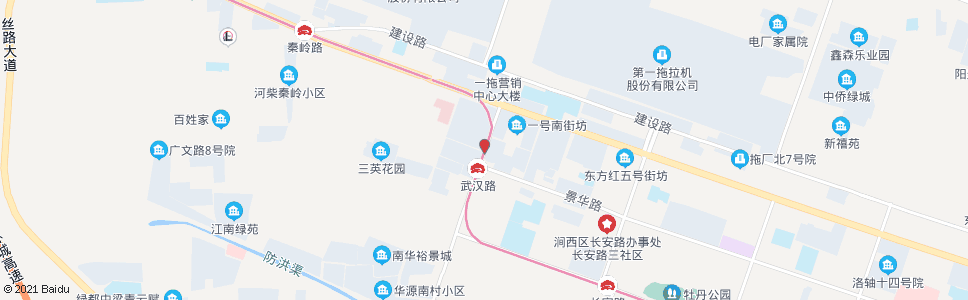 洛阳武汉路景华路口北_公交站地图_洛阳公交_妙搜公交查询2025