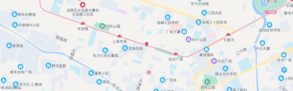 洛阳西苑路天津路口_公交站地图_洛阳公交_妙搜公交查询2024