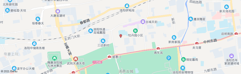 洛阳唐宫东路环城西路口东_公交站地图_洛阳公交_妙搜公交查询2024