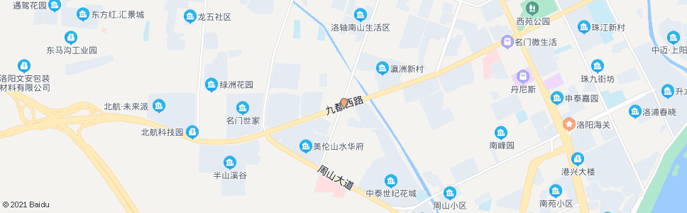 洛阳九都西路天津路口_公交站地图_洛阳公交_妙搜公交查询2024