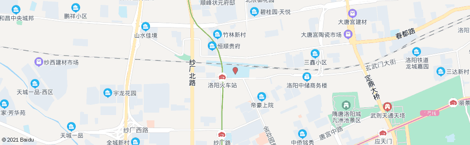 洛阳蓬莱新村_公交站地图_洛阳公交_妙搜公交查询2025