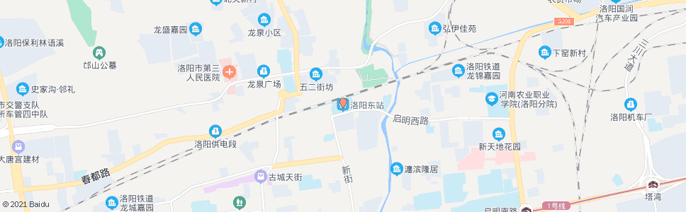 洛阳学院路东岗_公交站地图_洛阳公交_妙搜公交查询2025