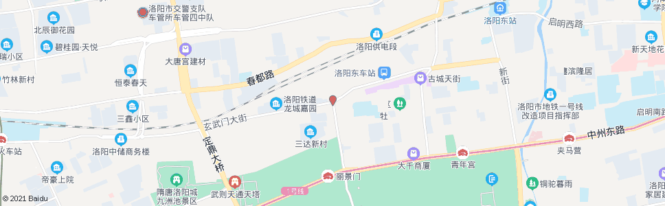 洛阳环城西路道南路口_公交站地图_洛阳公交_妙搜公交查询2025