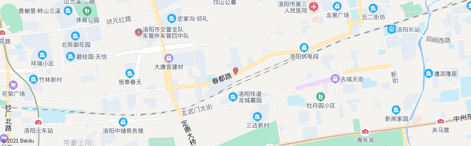 洛阳春都东路烧沟村路口_公交站地图_洛阳公交_妙搜公交查询2025