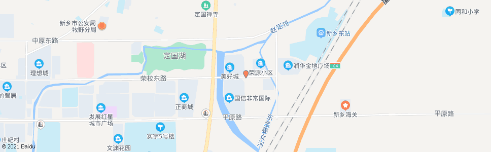 新乡学院街荣校路口_公交站地图_新乡公交_妙搜公交查询2024