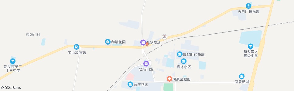 新乡凤泉区北站市场_公交站地图_新乡公交_妙搜公交查询2024