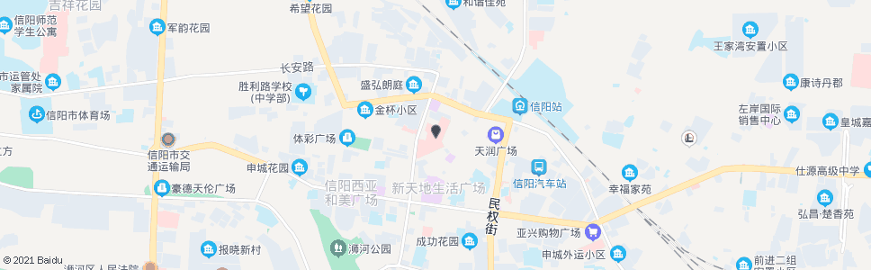 信阳市中心医院_公交站地图_信阳公交_妙搜公交查询2025