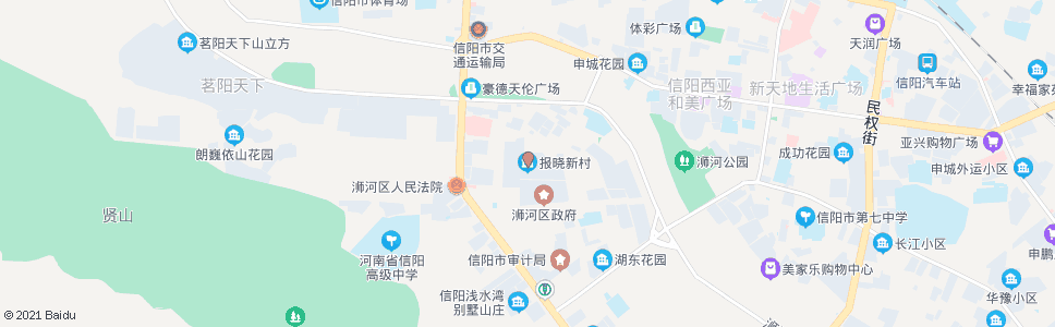 信阳报晓新村_公交站地图_信阳公交_妙搜公交查询2024