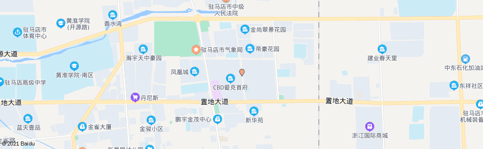 驻马店建业小区_公交站地图_驻马店公交_妙搜公交查询2025