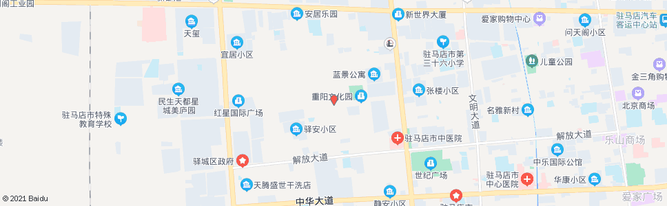 驻马店驻马店日报社西区_公交站地图_驻马店公交_妙搜公交查询2024